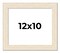 12x10 Wide Barnwood Picture Frame with UV-Resistant Acrylic & Acid Free Backing, Available in 6 Paint Finishes - Grey, Brown, White, and Black